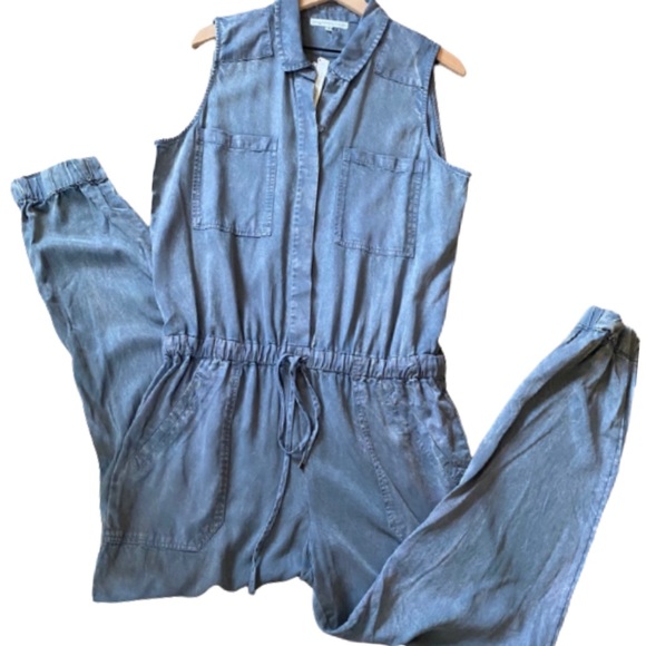 Revolve x YF&B Acid Blue Women’s Jumpsuit S - Picture 2 of 5